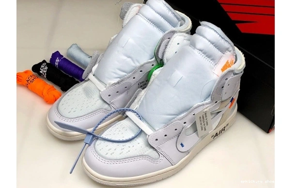 Cheap EP Air 1 High Jordan AQ0818-100 O-W  White Retro 100 AQ0818 0601